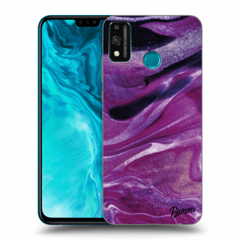 Maskica za Honor 9X Lite - Purple glitter