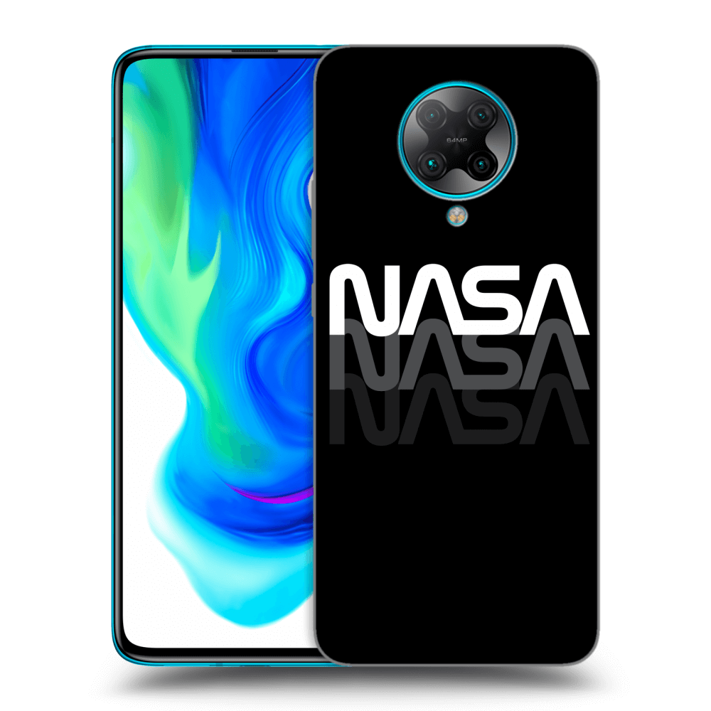 Picasee crna silikonska maskica za Xiaomi Poco F2 Pro - NASA Triple