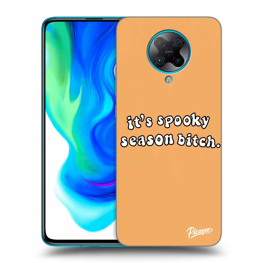 Picasee crna silikonska maskica za Xiaomi Poco F2 Pro - Spooky season