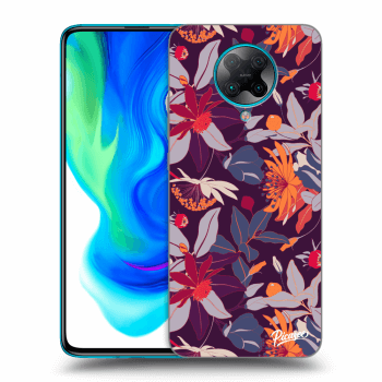 Maskica za Xiaomi Poco F2 Pro - Purple Leaf