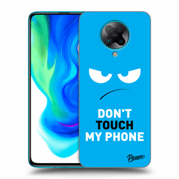 Maskica za Xiaomi Poco F2 Pro - Angry Eyes - Blue
