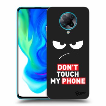 Picasee crna silikonska maskica za Xiaomi Poco F2 Pro - Angry Eyes - Transparent