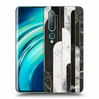 Maskica za Xiaomi Mi 10 - Black & White tile