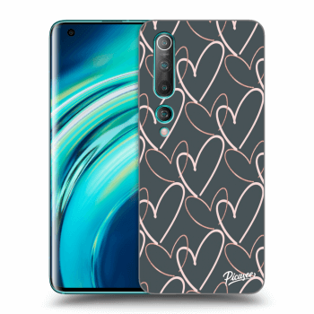 Picasee silikonska prozirna maskica za Xiaomi Mi 10 - Lots of love