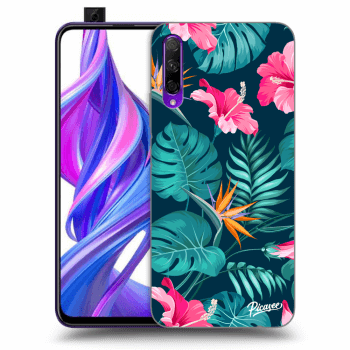 Maskica za Honor 9X Pro - Pink Monstera