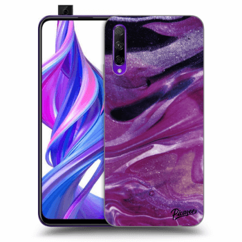 Maskica za Honor 9X Pro - Purple glitter