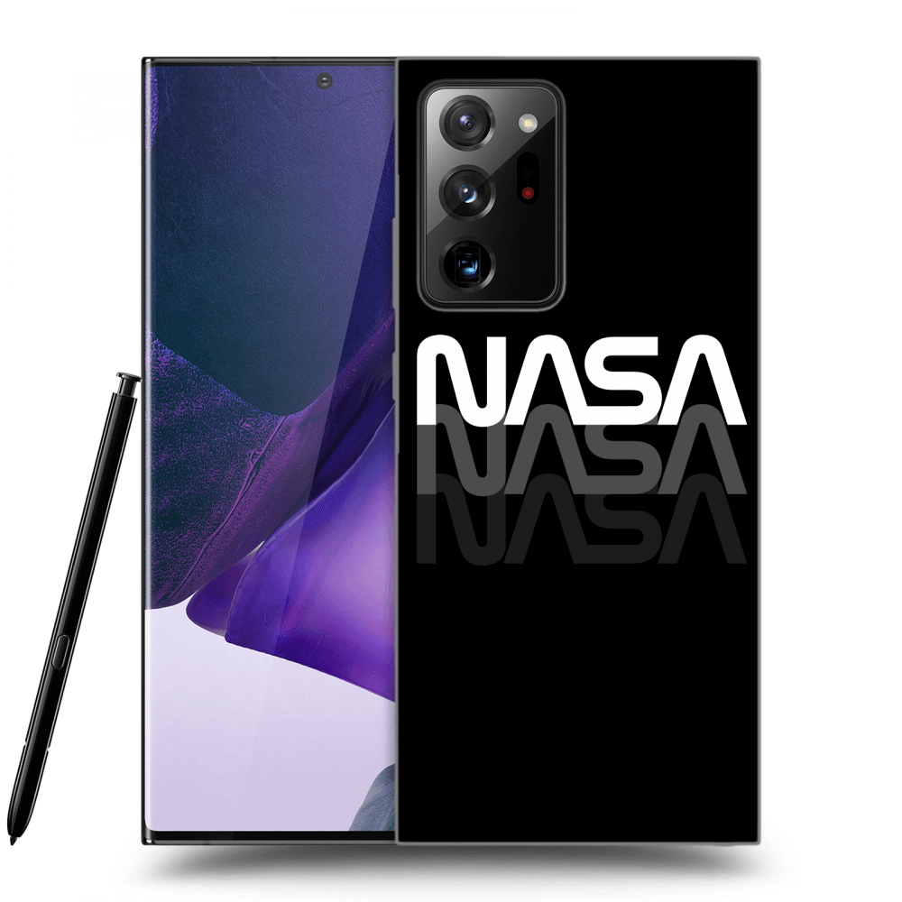Picasee crna silikonska maskica za Samsung Galaxy Note 20 Ultra - NASA Triple