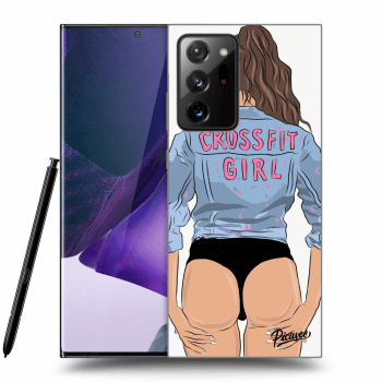Picasee silikonska prozirna maskica za Samsung Galaxy Note 20 Ultra - Crossfit girl - nickynellow