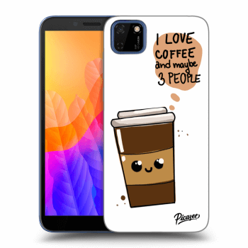 Picasee silikonska prozirna maskica za Huawei Y5P - Cute coffee