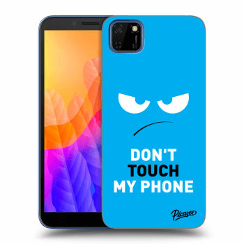 Maskica za Huawei Y5P - Angry Eyes - Blue