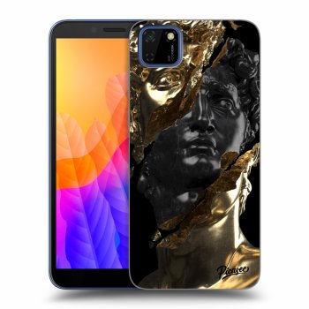 Maskica za Huawei Y5P - Gold - Black