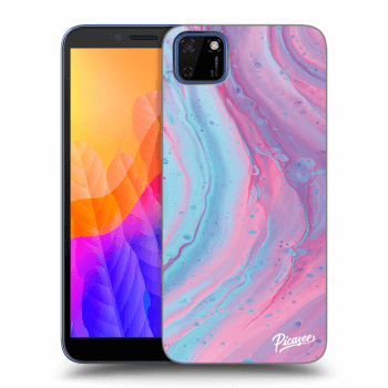 Maskica za Huawei Y5P - Pink liquid