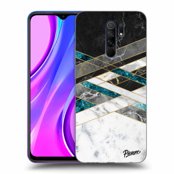 Maskica za Xiaomi Redmi 9 - Black & White geometry