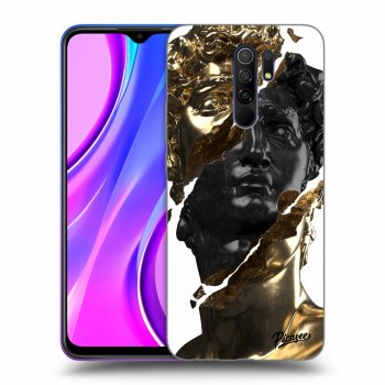 Maskica za Xiaomi Redmi 9 - Gold - Black