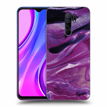 Maskica za Xiaomi Redmi 9 - Purple glitter