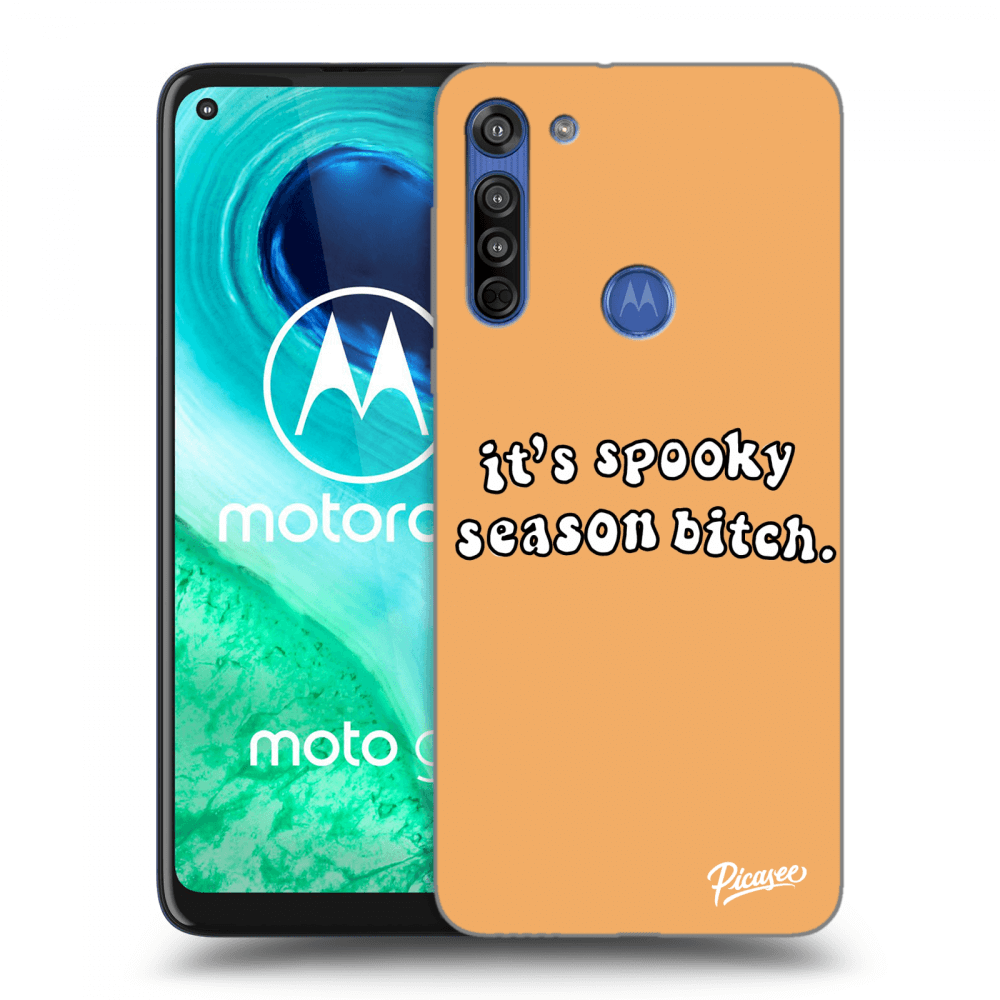 Picasee silikonska prozirna maskica za Motorola Moto G8 - Spooky season
