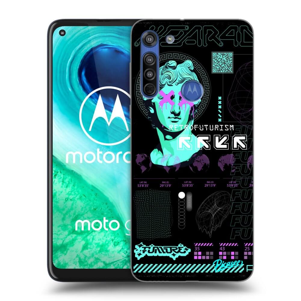 Picasee silikonska prozirna maskica za Motorola Moto G8 - RETRO