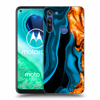 Maskica za Motorola Moto G8 - Gold blue