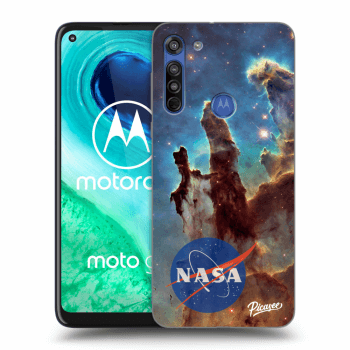 Picasee silikonska prozirna maskica za Motorola Moto G8 - Eagle Nebula