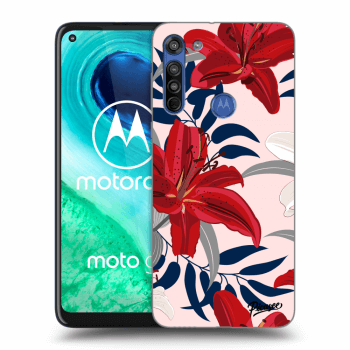 Maskica za Motorola Moto G8 - Red Lily