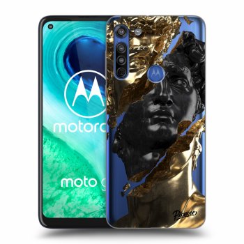 Maskica za Motorola Moto G8 - Gold - Black