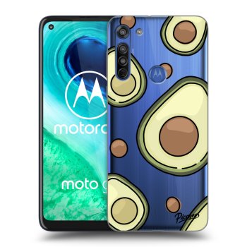 Picasee silikonska prozirna maskica za Motorola Moto G8 - Avocado