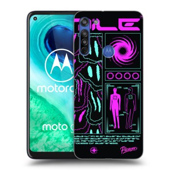 Picasee silikonska prozirna maskica za Motorola Moto G8 - HYPE SMILE