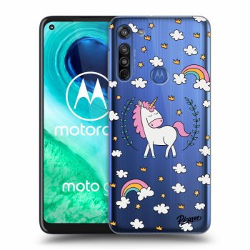 Maskica za Motorola Moto G8 - Unicorn star heaven