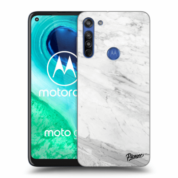 Maskica za Motorola Moto G8 - White marble
