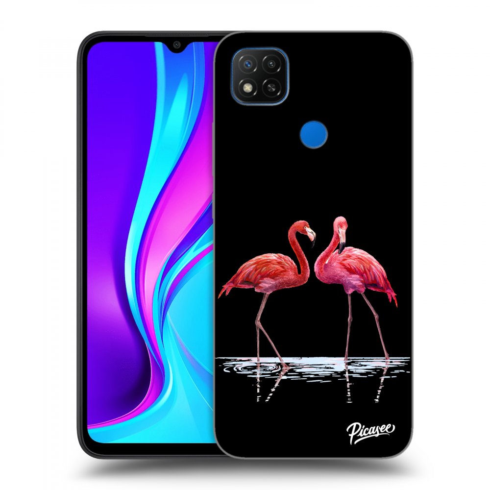 Picasee ULTIMATE CASE za Xiaomi Redmi 9C - Flamingos couple