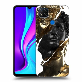 Maskica za Xiaomi Redmi 9C - Gold - Black