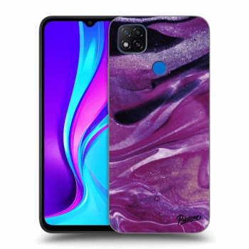 Maskica za Xiaomi Redmi 9C - Purple glitter