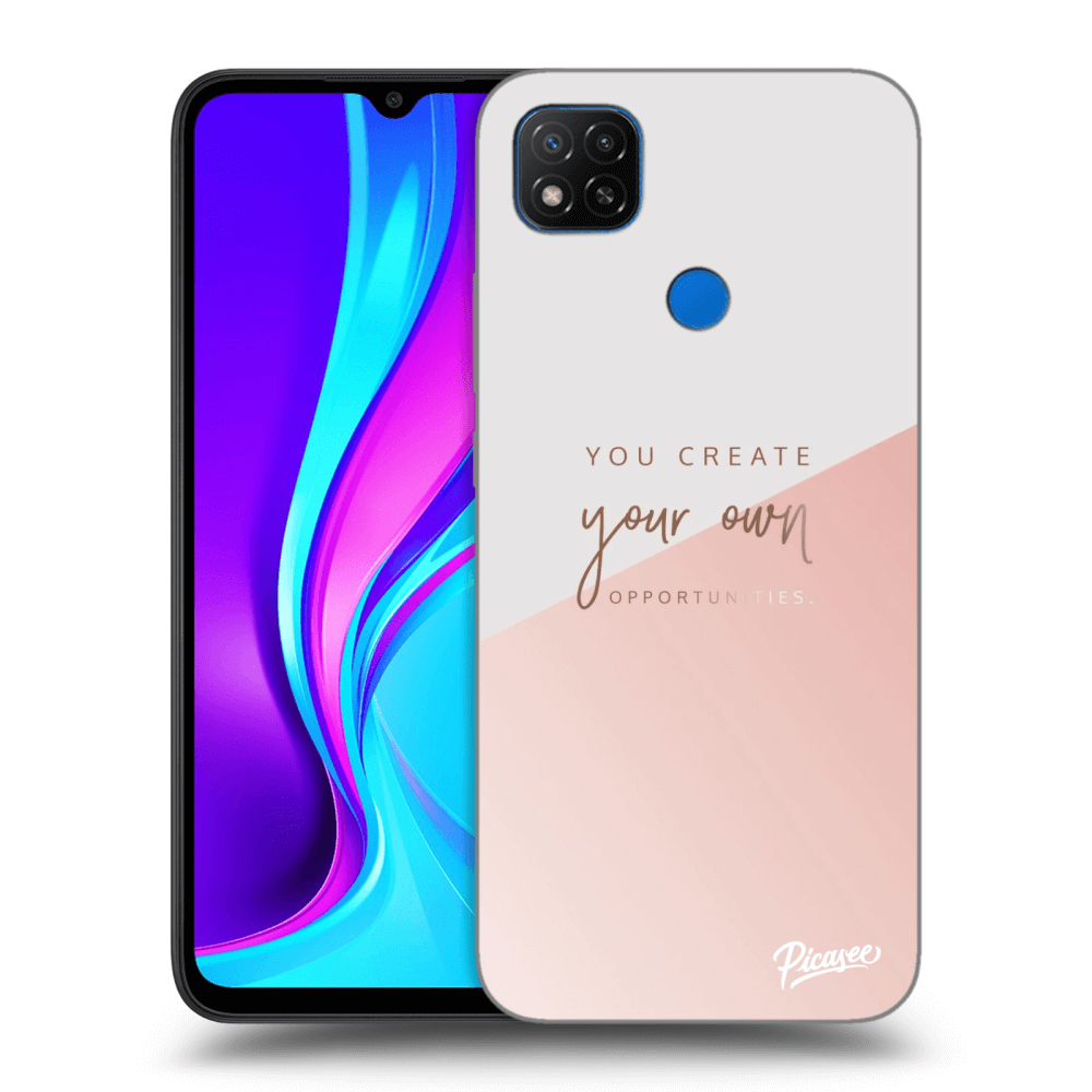 Picasee crna silikonska maskica za Xiaomi Redmi 9C - You create your own opportunities
