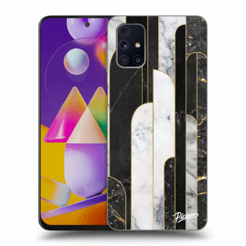 Maskica za Samsung Galaxy M31s - Black & White tile