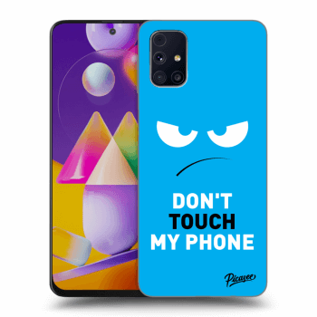 Maskica za Samsung Galaxy M31s - Angry Eyes - Blue