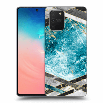 Maskica za Samsung Galaxy S10 Lite - Blue geometry