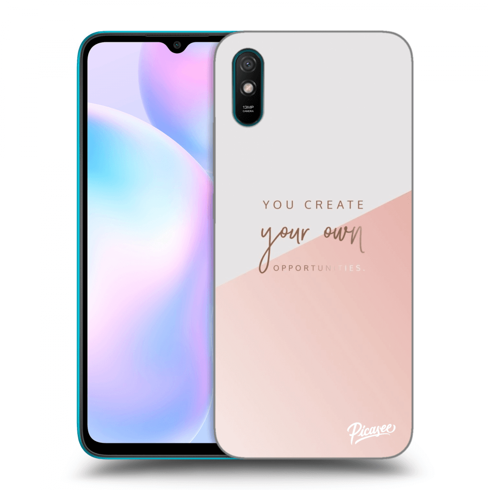 Picasee crna silikonska maskica za Xiaomi Redmi 9A - You create your own opportunities