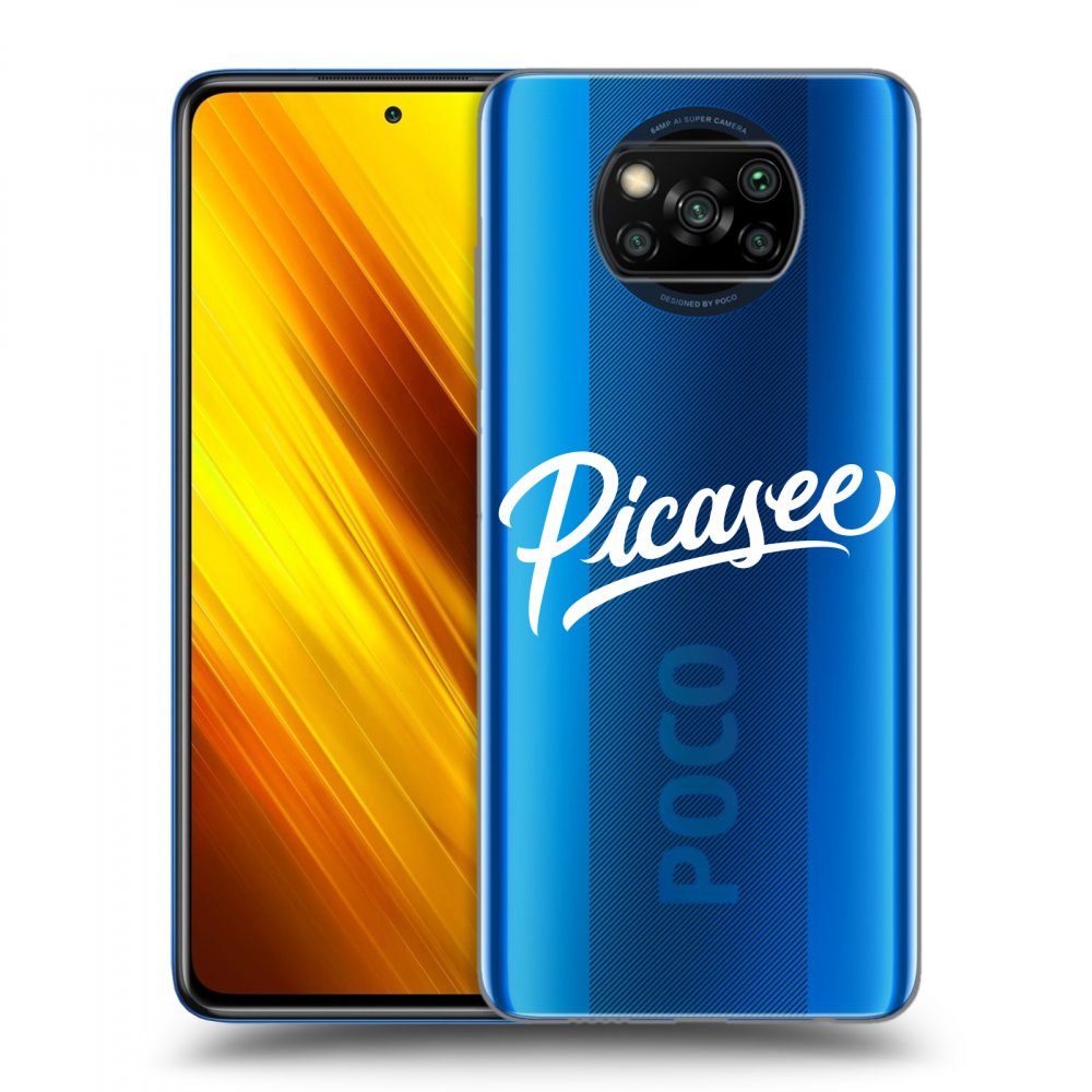 Picasee silikonska prozirna maskica za Xiaomi Poco X3 - Picasee - White