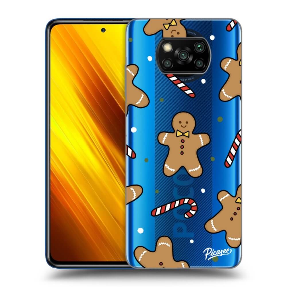 Picasee silikonska prozirna maskica za Xiaomi Poco X3 - Gingerbread