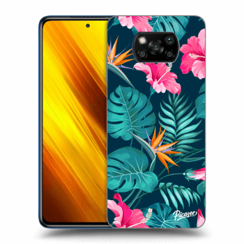 Maskica za Xiaomi Poco X3 - Pink Monstera