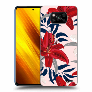 Maskica za Xiaomi Poco X3 - Red Lily