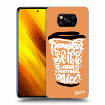 Maskica za Xiaomi Poco X3 - Pumpkin coffee