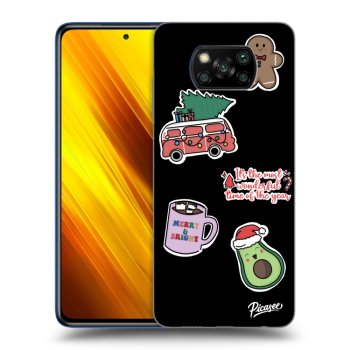 Maskica za Xiaomi Poco X3 - Christmas Stickers