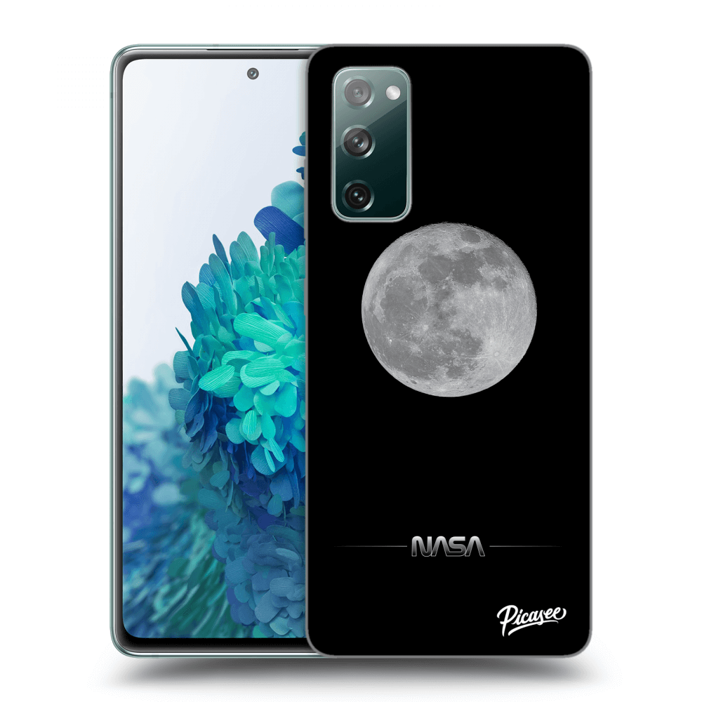 Picasee crna silikonska maskica za Samsung Galaxy S20 FE - Moon Minimal