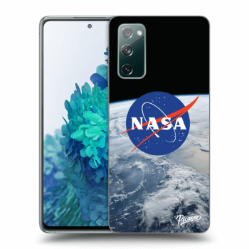 Picasee crna silikonska maskica za Samsung Galaxy S20 FE - Nasa Earth