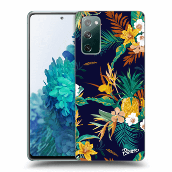 Picasee silikonska prozirna maskica za Samsung Galaxy S20 FE - Pineapple Color