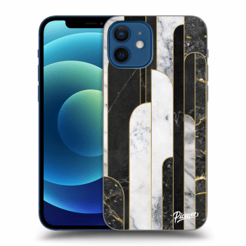 Maskica za Apple iPhone 12 - Black & White tile