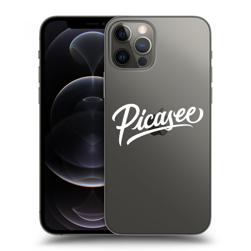 Picasee silikonska prozirna maskica za Apple iPhone 12 Pro - Picasee - White