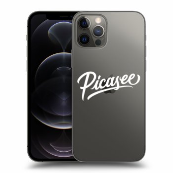 Picasee silikonska prozirna maskica za Apple iPhone 12 Pro - Picasee - old logo - white
