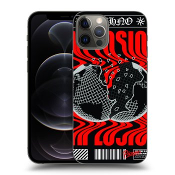 Picasee crna silikonska maskica za Apple iPhone 12 Pro - EXPLOSION